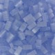 Abalorios Miyuki half tila 5x2.4mm - Silk pale blue HTL-2562
